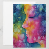 Chromatic Reverie Feestdagenkaart (Voorkant / Achterkant)