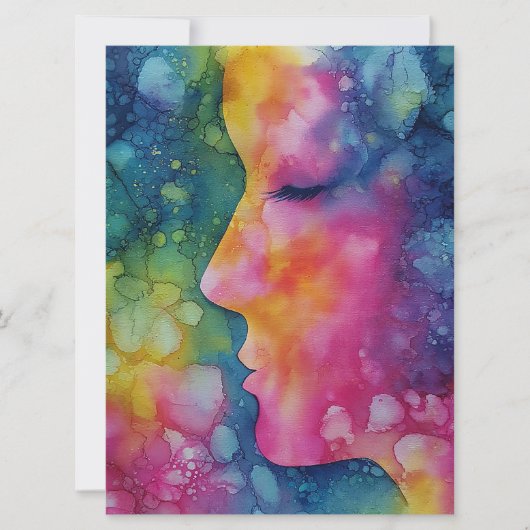 Chromatic Reverie Feestdagenkaart (Voorkant)