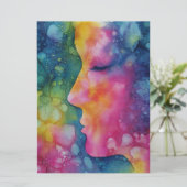 Chromatic Reverie Feestdagenkaart (Staand voorkant)