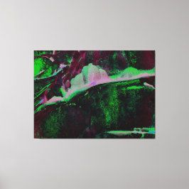 Chromatic Ridge Abstraction Canvas Afdruk