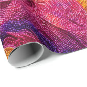Chromatic Shells: Vibrant Spiral Mosaic Cadeaupapier (Rol Hoek)