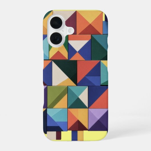 Chromatic Structure iPhone 16 Hoesje (Achterkant)