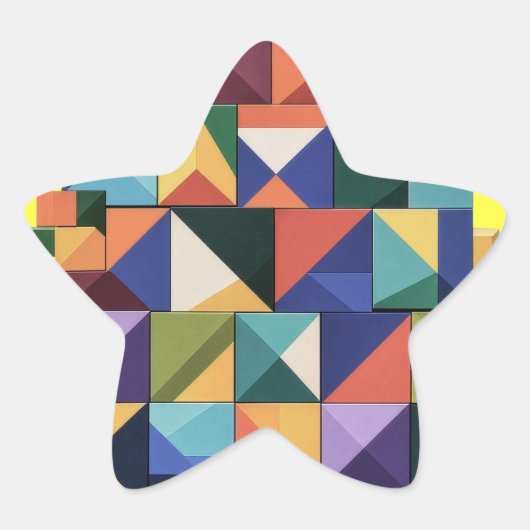 Chromatic Structure Ster Sticker (Voorkant)