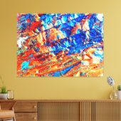 Chromatic Terrain Abstraction Canvas Afdruk (Insitu (Woonkamer))