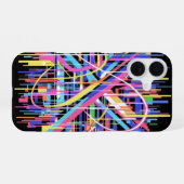 Chromatic Velocity iPhone 16 Hoesje (Achterkant horizontaal)
