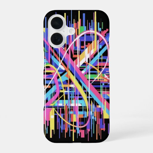 Chromatic Velocity iPhone 16 Hoesje (Achterkant)