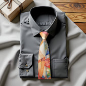 Chromatisch Crescendo Abstract Art Stropdas