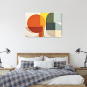 Chromatisch Evenwicht Canvas Afdruk (Insitu (Slaapkamer))