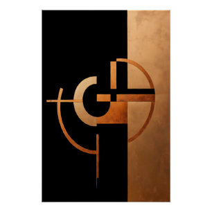 Chromatisch evenwichtsgevoel van harmonie perfect poster