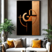 Chromatisch evenwichtsgevoel van harmonie poster