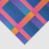 chromatisch geometrisch donker verloop rood marine tissuepapier (Detail)