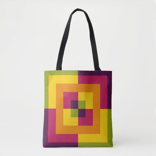 chromatisch labyrint tote bag (Voorkant)