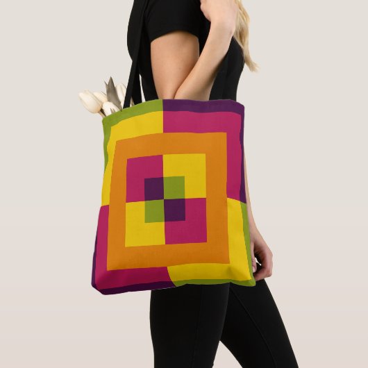 chromatisch labyrint tote bag (Dichtbij)