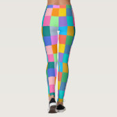 Chromatisch rooster voor blokpartijen leggings (Achterkant)