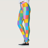 Chromatisch rooster voor blokpartijen leggings (Links)