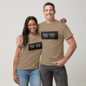 Chromatische Aberration Taco Clock T-shirt (Unisex)