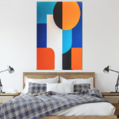 chromatische balans canvas afdruk (Insitu (Slaapkamer))