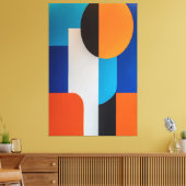 chromatische balans canvas afdruk (Insitu (Woonkamer))