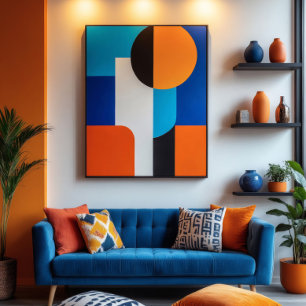 chromatische balans canvas afdruk
