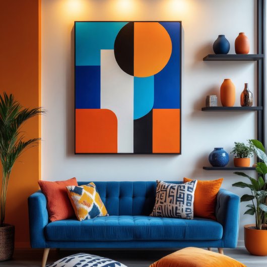 chromatische balans canvas afdruk