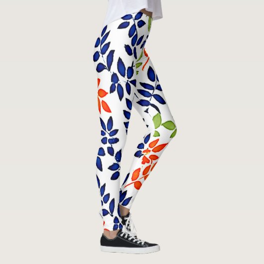 Chromatische bladherhaling leggings (Rechts)