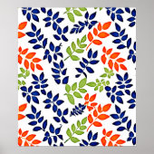 Chromatische bladherhaling poster (Voorkant)