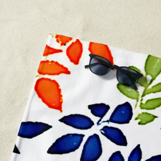 Chromatische bladherhaling strandlaken (In situ)