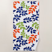 Chromatische bladherhaling strandlaken (Voorkant)