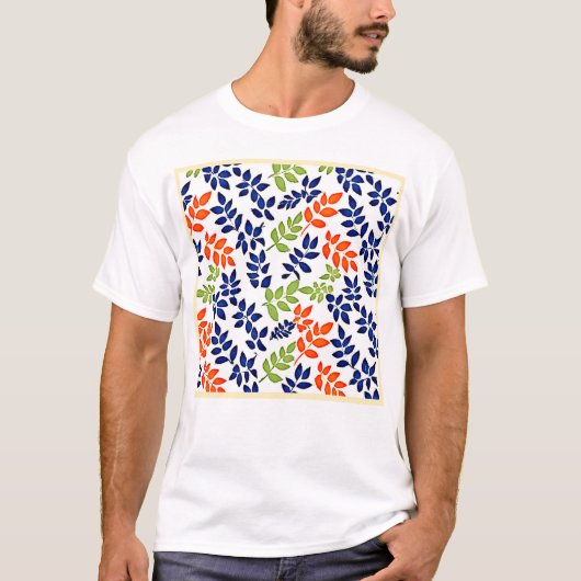 Chromatische bladherhaling t-shirt (Voorkant)