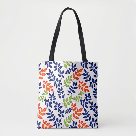Chromatische bladherhaling tote bag (Voorkant)