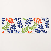 Chromatische bladherhaling yogamat (Voorkant (horizontaal))