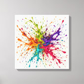 Chromatische Bloei Canvas Afdruk (Voorkant)