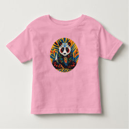 Chromatische Charisma: Kaleidoscopisch Panda T-shi Kinder Shirts