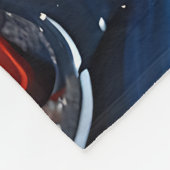 Chromatische Chili - Ananas Rijk Fleece Deken (Hoek)