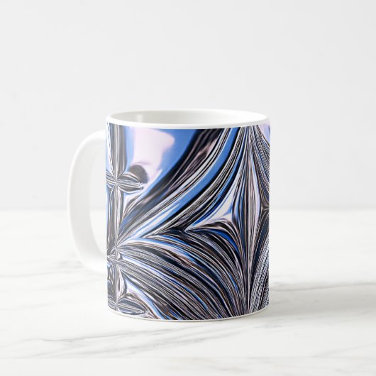 Chromatische Chroom Symfonie Koffiemok (Voorkant links)