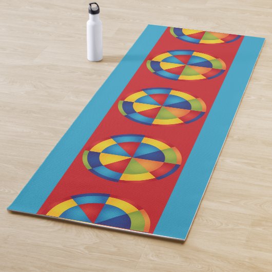 Chromatische cirkel yoga mat (In situ)