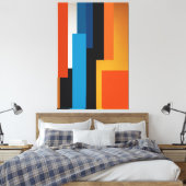 chromatische codes canvas afdruk (Insitu (Slaapkamer))