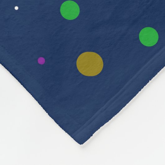 Chromatische Confetti Fleece Deken (Hoek)