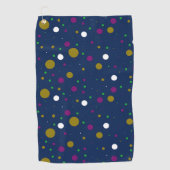 Chromatische Confetti Golfhanddoek (Voorkant)