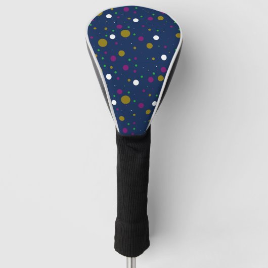 Chromatische Confetti Golfheadcover (Voorkant)