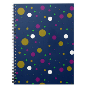Chromatische Confetti spiraal Notitieboek