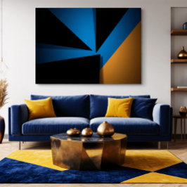 Chromatische Convergentie Canvas Afdruk