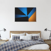 Chromatische Convergentie Canvas Afdruk (Insitu (Slaapkamer))