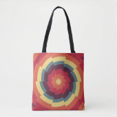 chromatische cycloon tote bag (Voorkant)