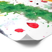 Chromatische dans Detail 1 Poster (Hoek)