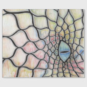 Chromatische draak cadeaupapier (Vlak)