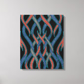 Chromatische Draden Canvas Afdruk (Voorkant)