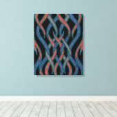 Chromatische Draden Canvas Afdruk (Insitu (Houten vloer))