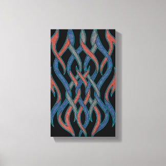 Chromatische Draden Canvas Afdruk