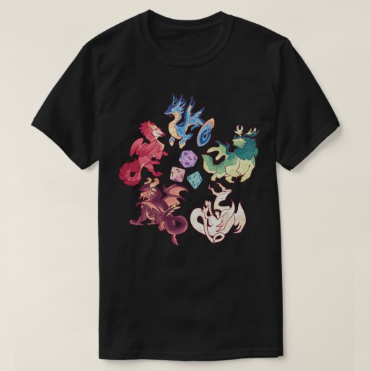Chromatische draken t-shirt (Design voorkant)